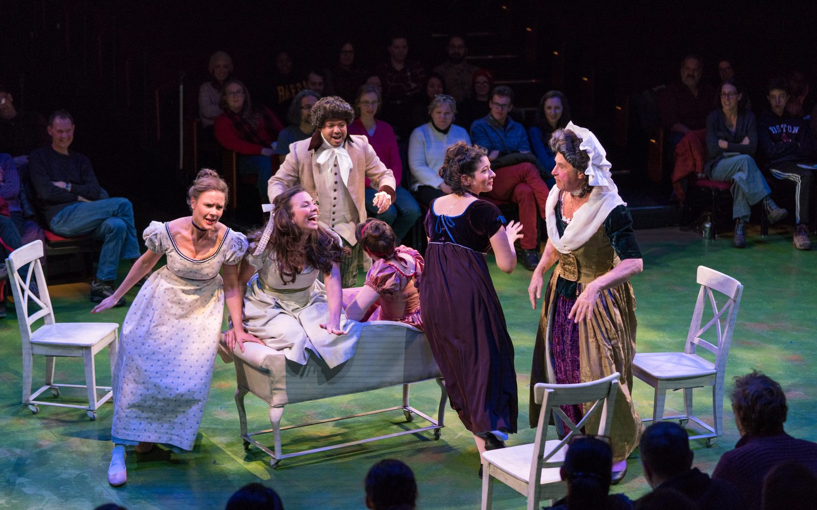 The cast of Bedlam's Sense & Sensibility. Photo: Ashley Garrett 